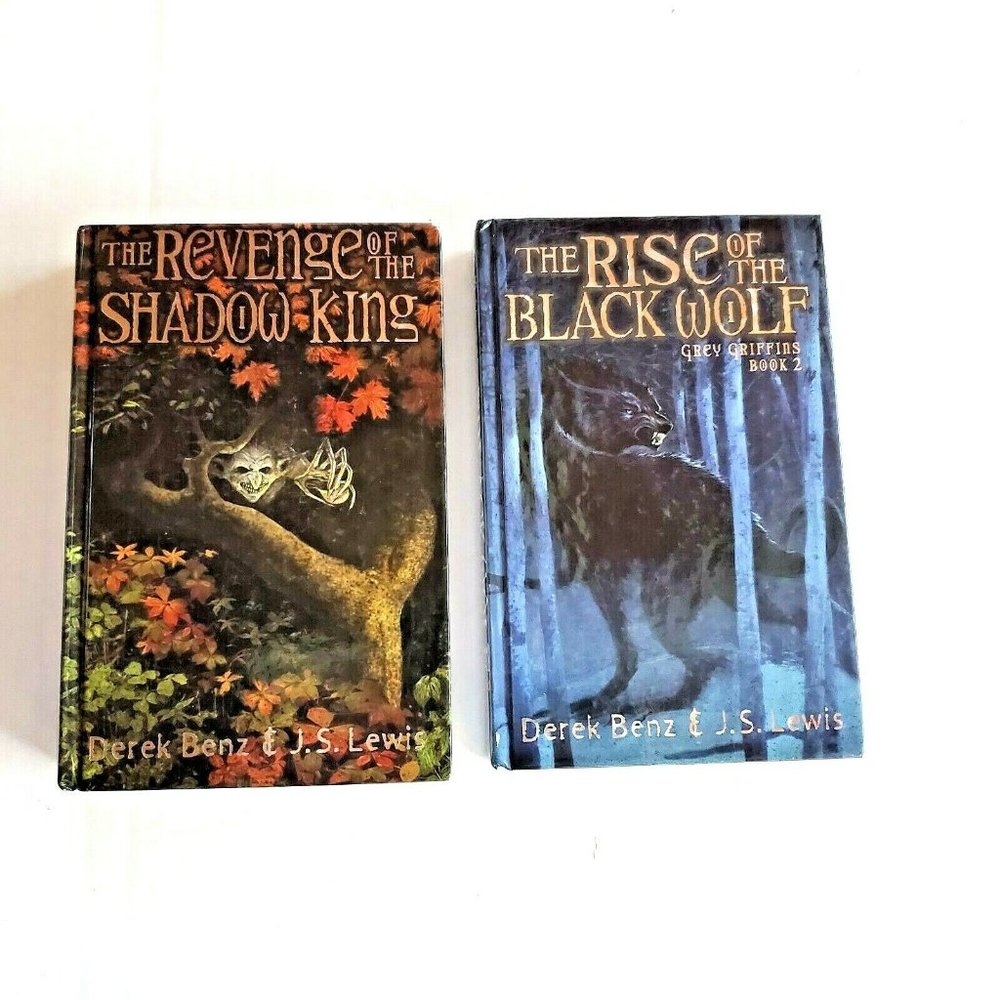 GREY GRIFFINS Series Books 1 & 2 Hardcover by Derek Benz & JS Lewis Orchard Book